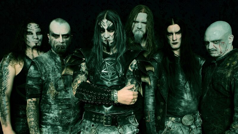 Band Members in Dark Makeup — Black, Dark, Intense