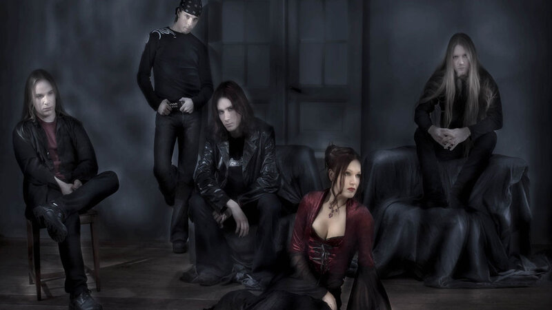 Band Members in Dark Room — Black