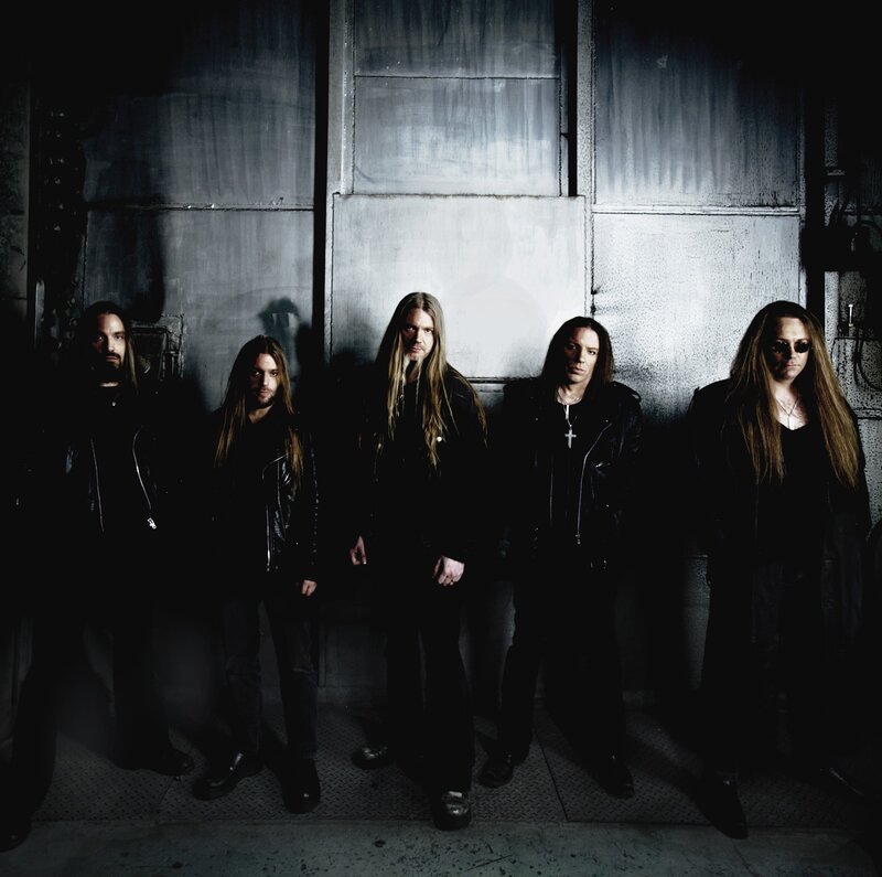 band members in dark setting