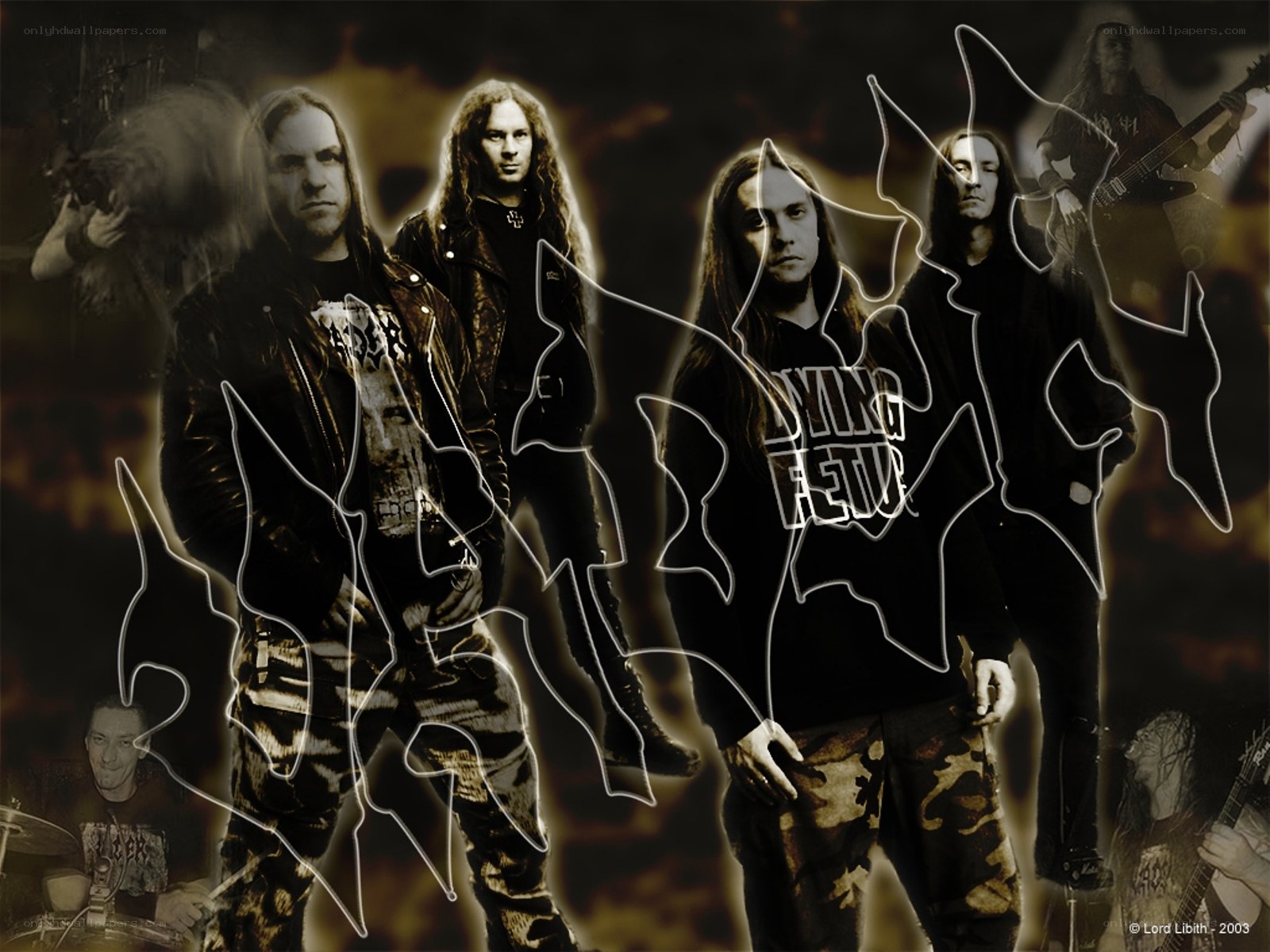 band members in dark setting