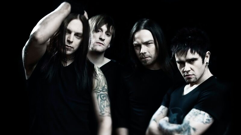 band members in dark setting