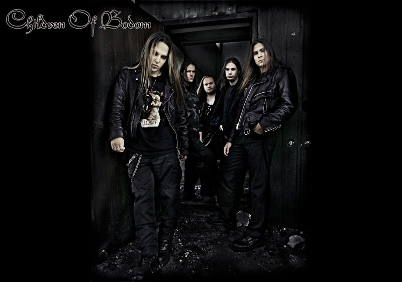 Band Members in Dark Setting — Black, Photograph