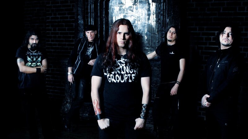 Band Members in Dark Setting — Black, Serious, Night