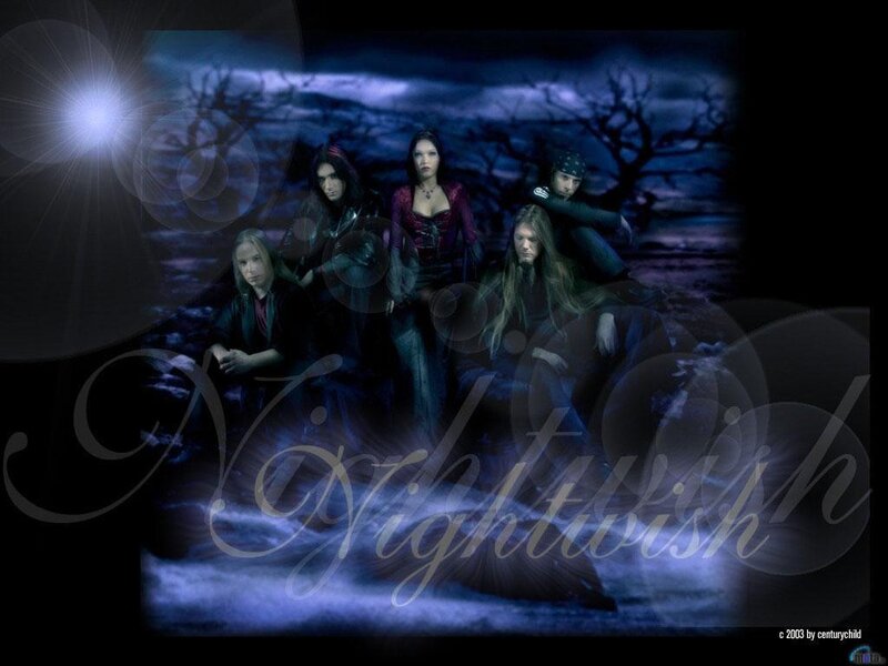 Band Members in Dark Setting — Blue