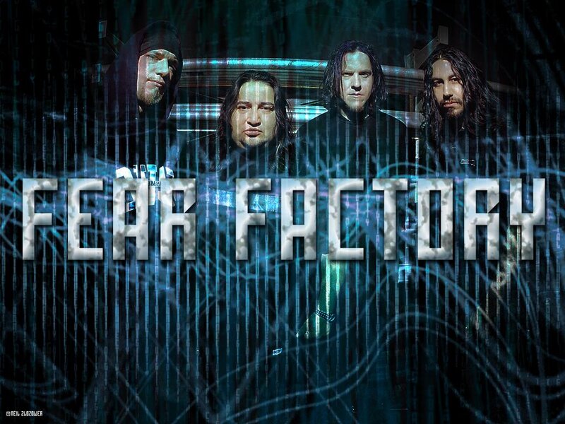 Band Members in Digital Background