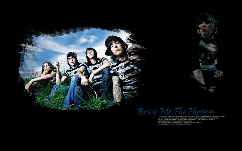 Band Members in Field — Black