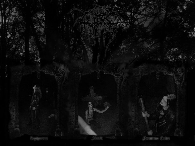 Band Members in Forest — Black
