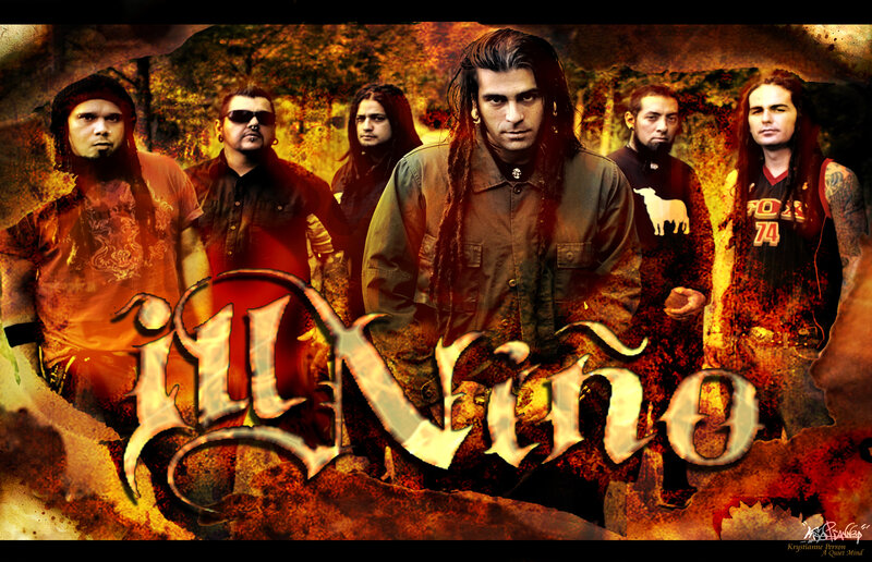 Band Members in Forest — Orange