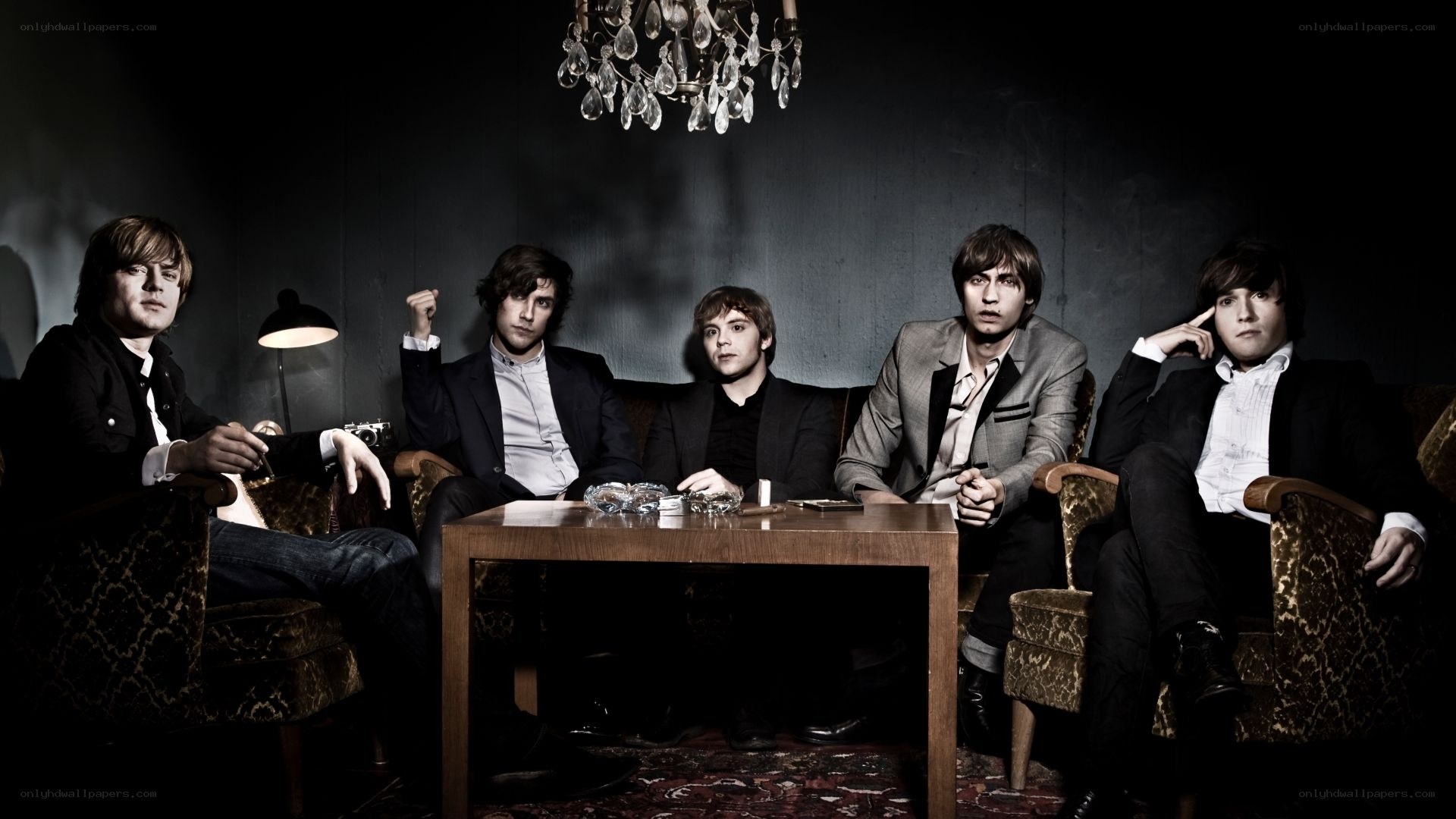 band members in formal wear