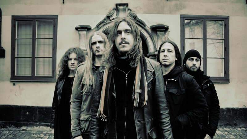 band members in front of building