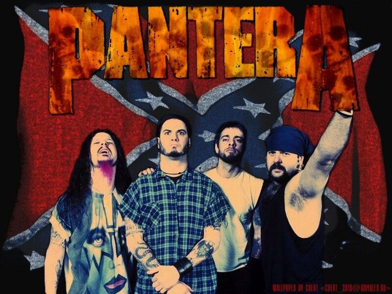 Band Members in Front of Flag
