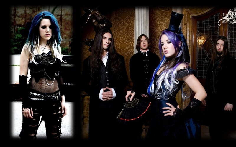 Band Members in Gothic Attire — Black