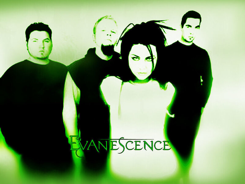 Band Members in Green Light