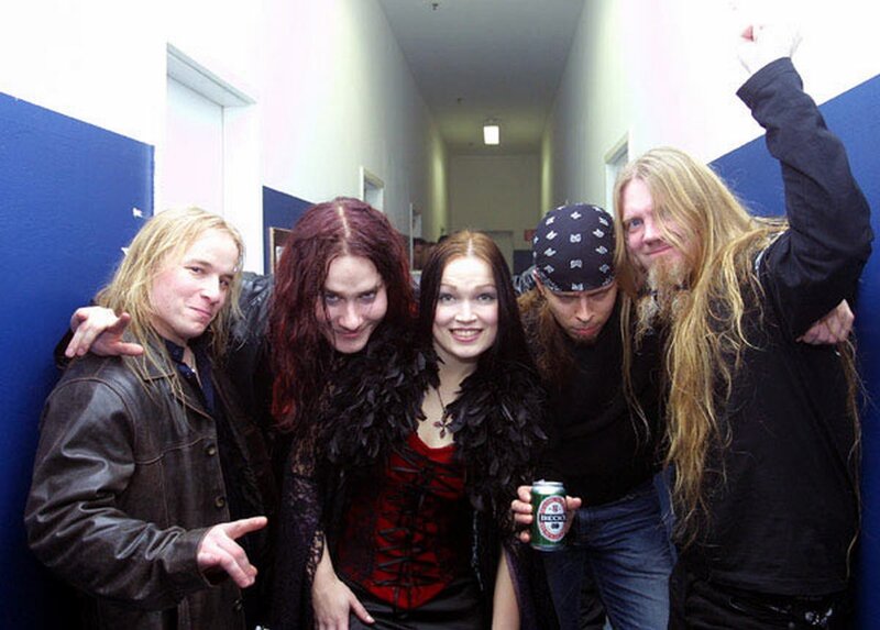 Band Members in Hallway — Black