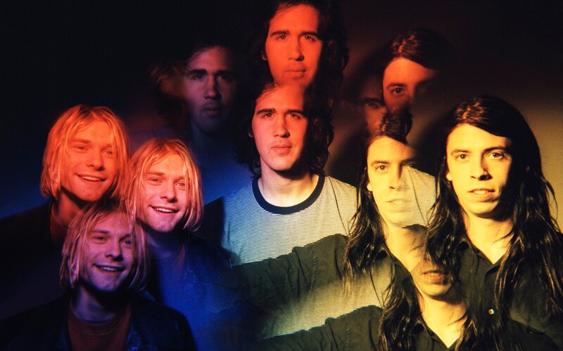 Band Members in Layered Image