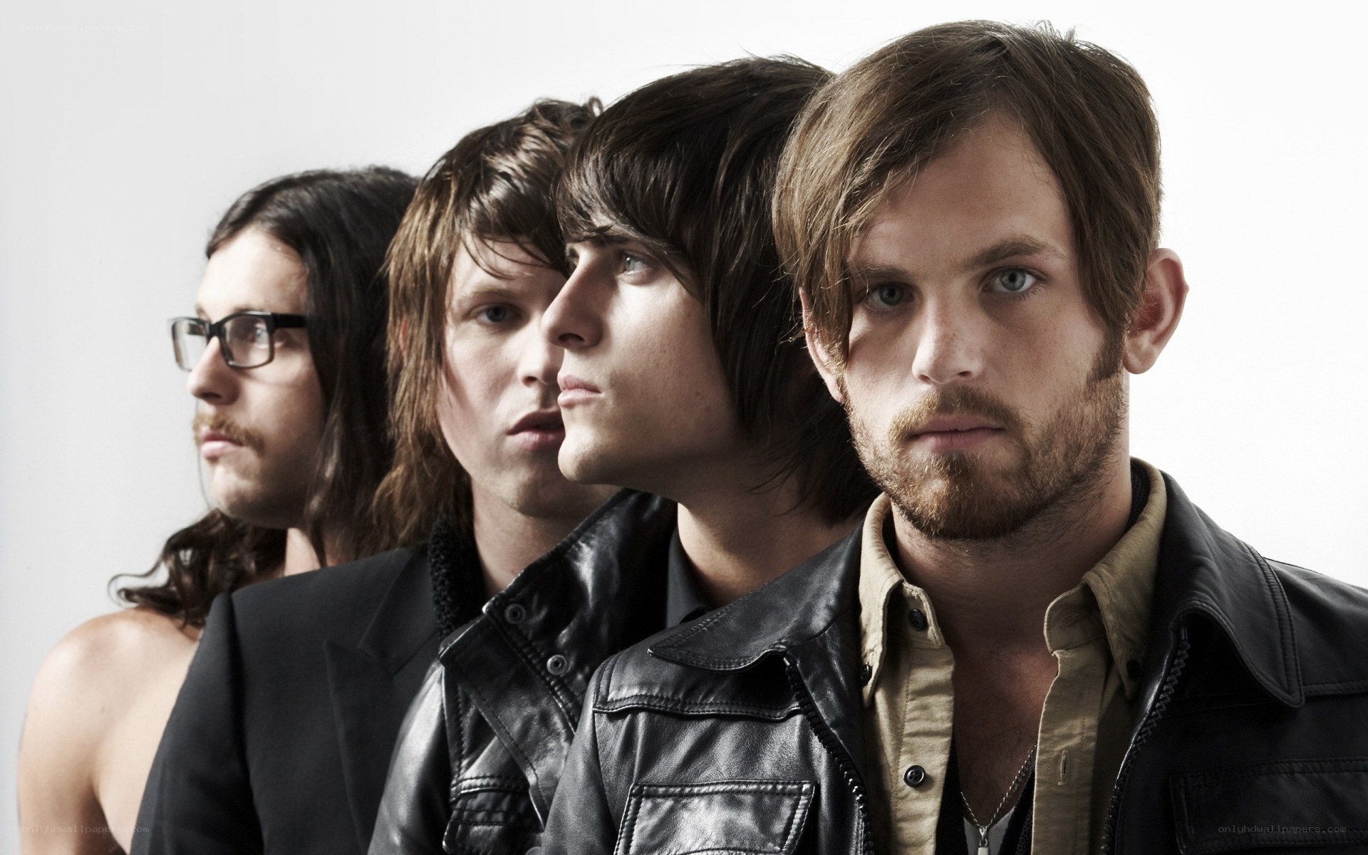 band members in leather jackets