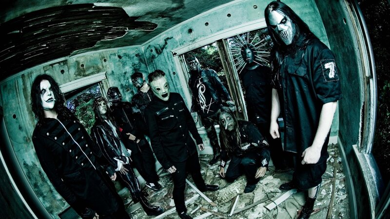Band Members in Masks — Black, Dark, Eerie
