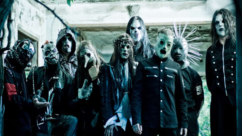 Band Members in Masks — Black