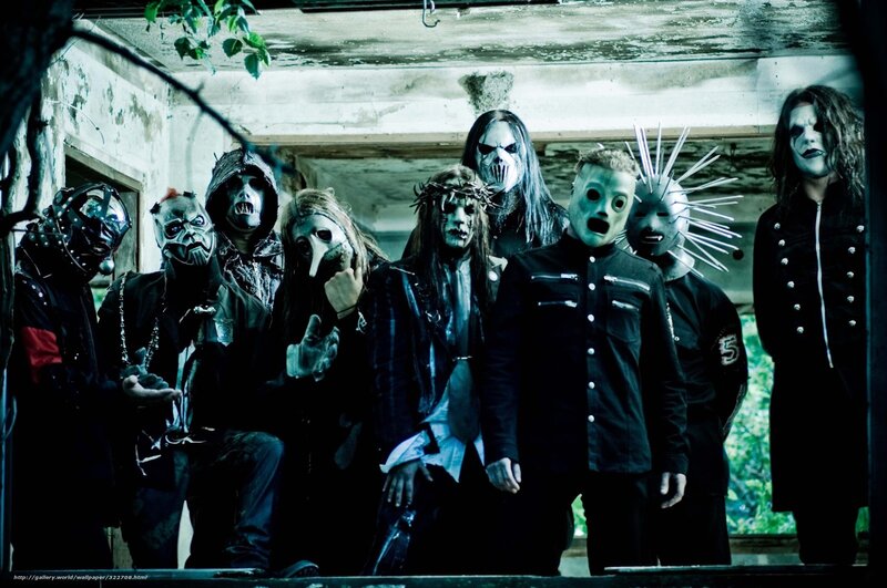 band members in masks