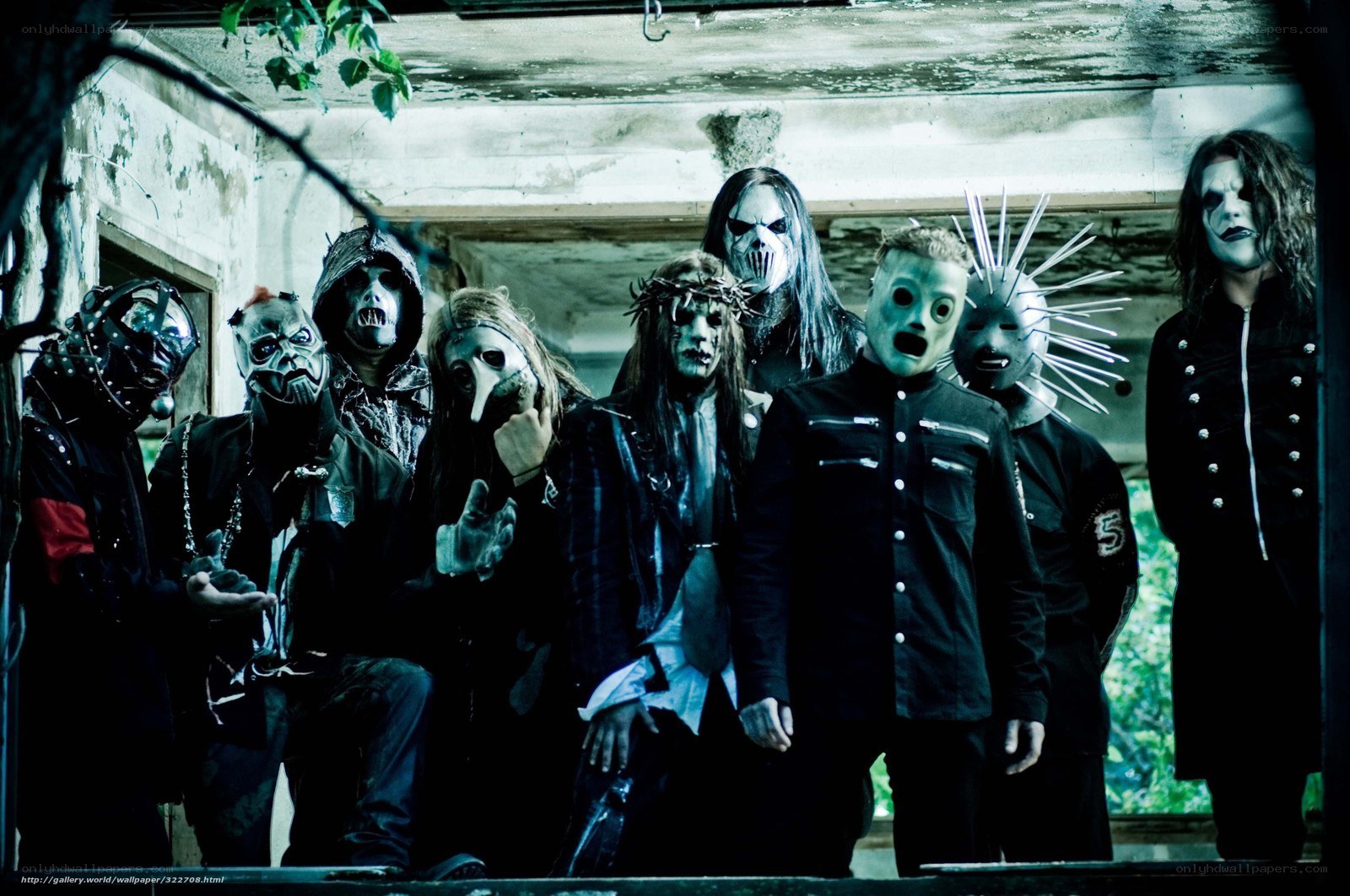band members in masks
