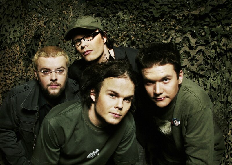band members in military camouflage