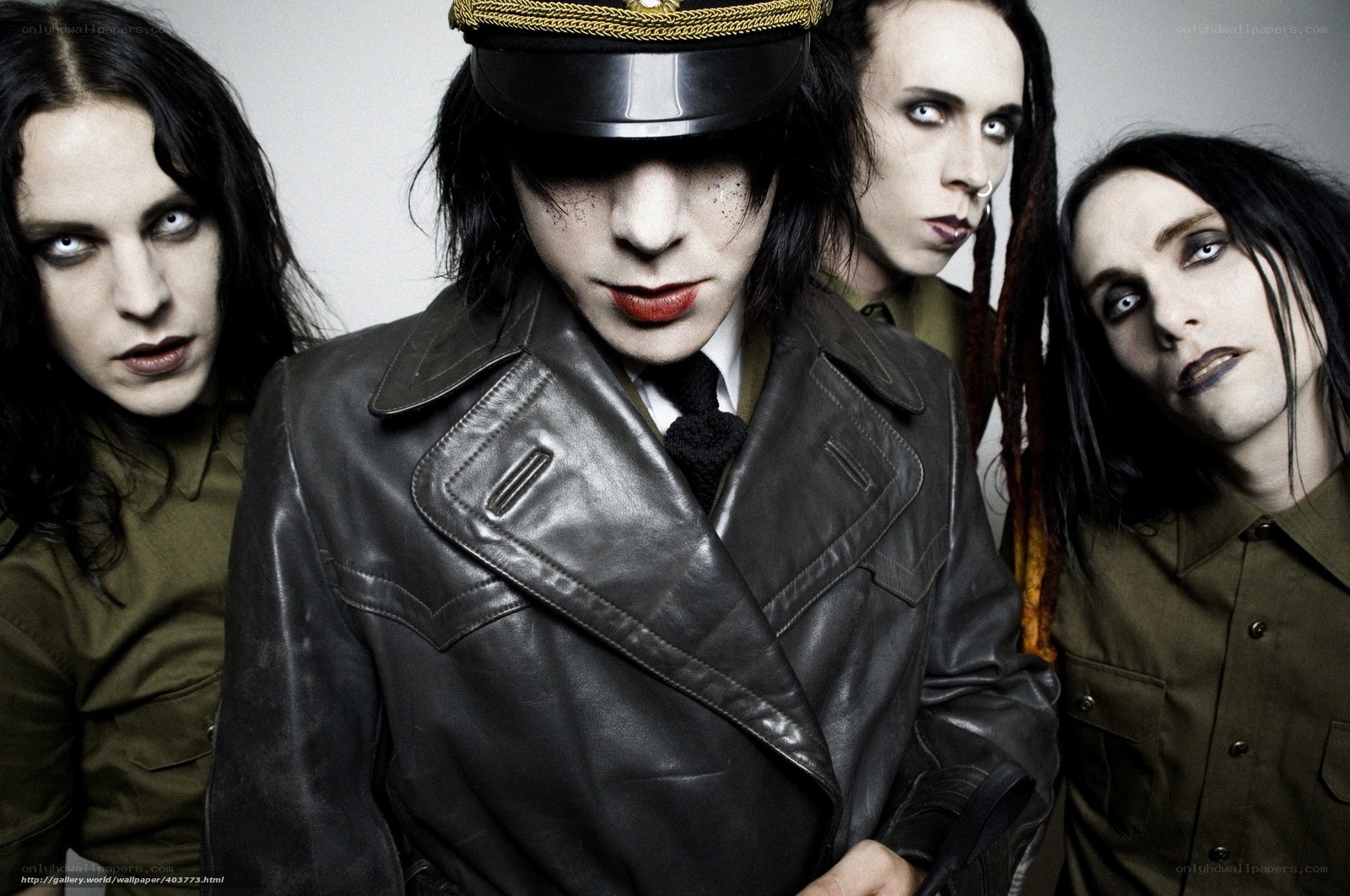 band members in military-style attire