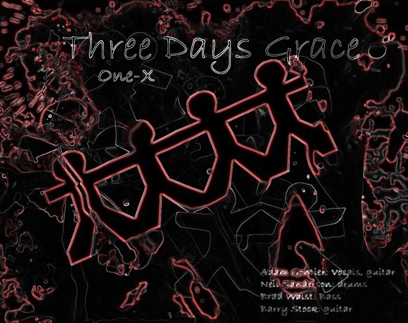 Band Members in Neon Outline — Black