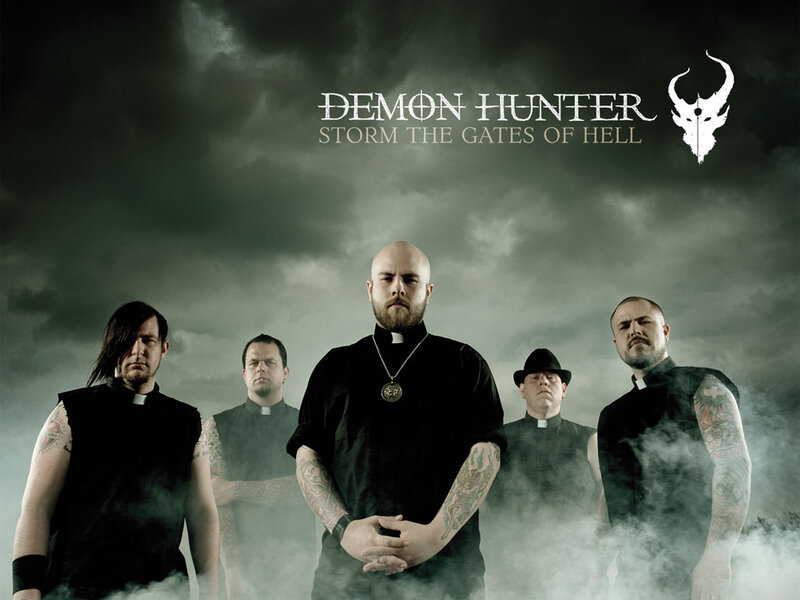 Band Members in Priest Robes