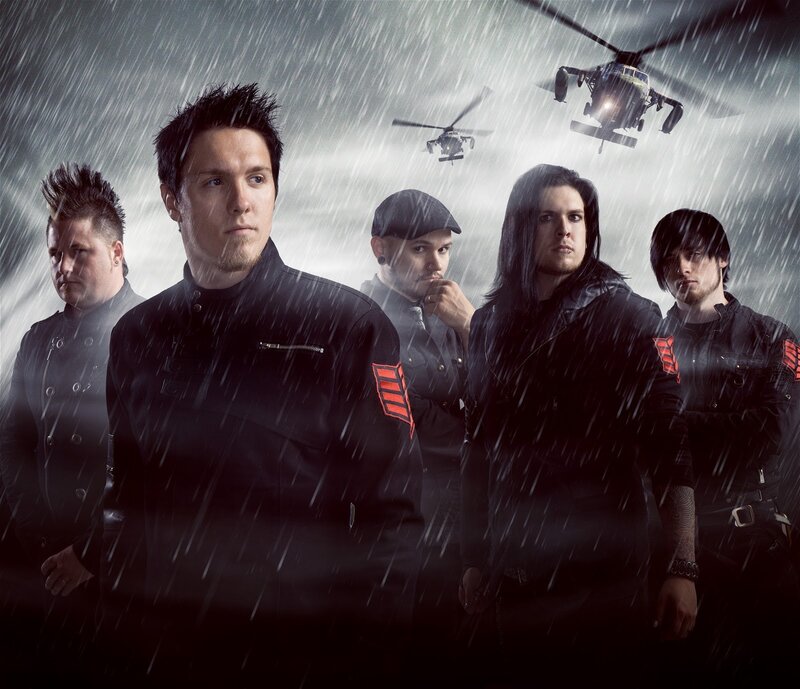 Band Members in Rain