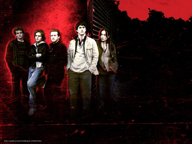 band members in red and black