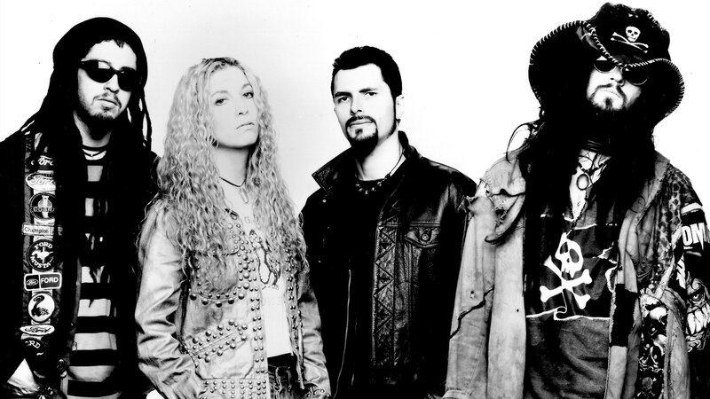 band members in rock attire