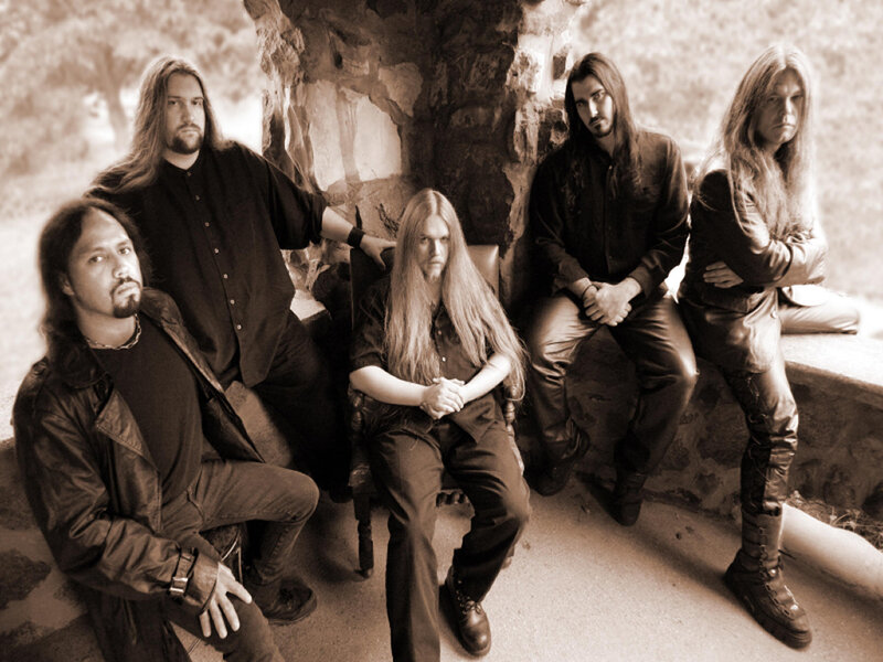 band members in sepia photo