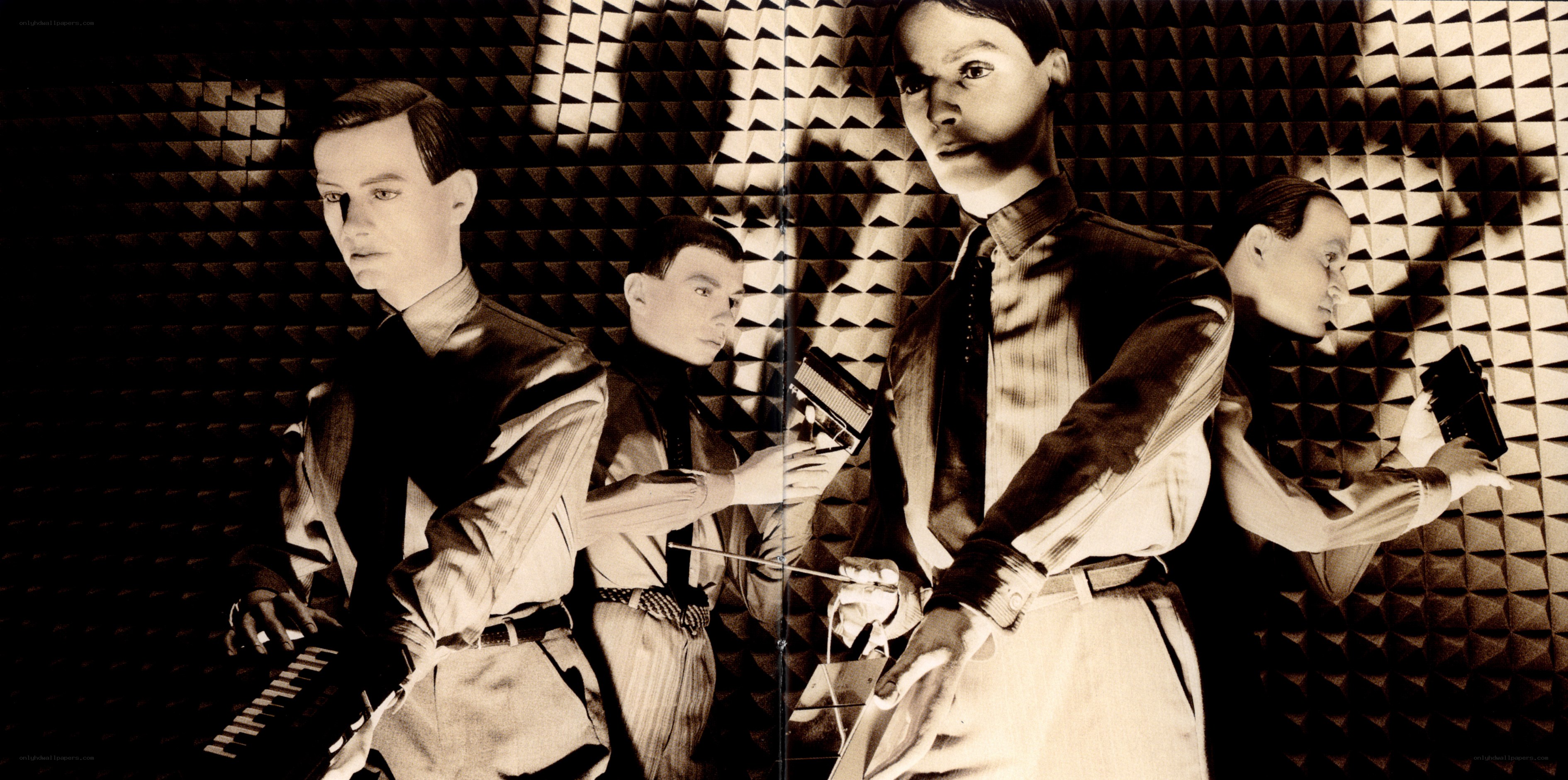 band members in soundproof room