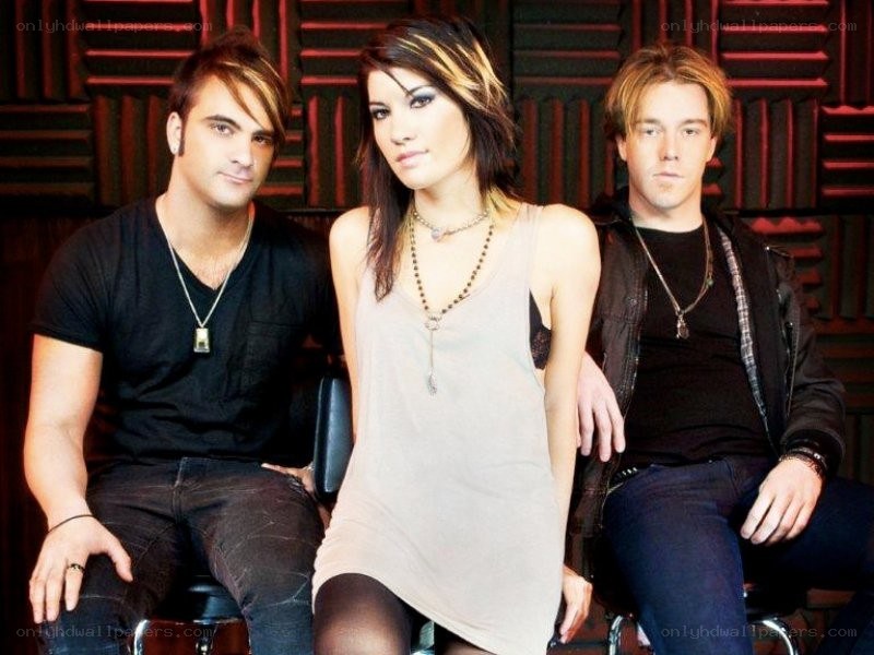 band members in studio