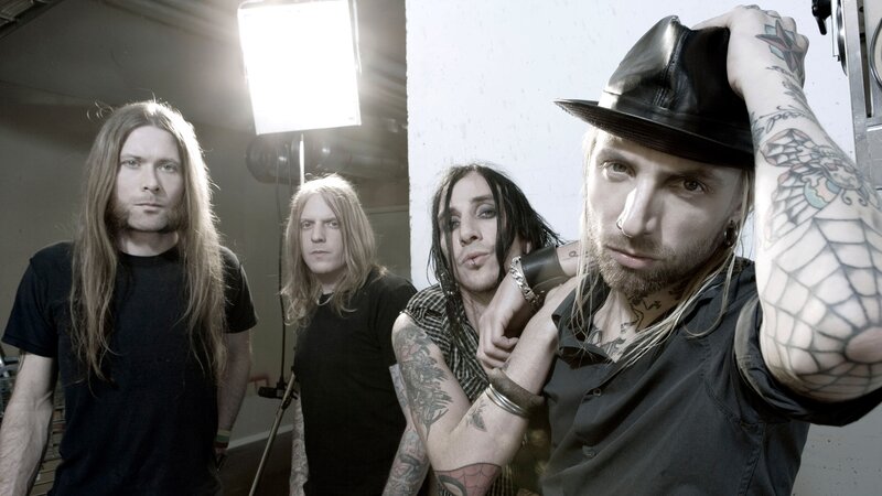 Band Members in Studio — Black