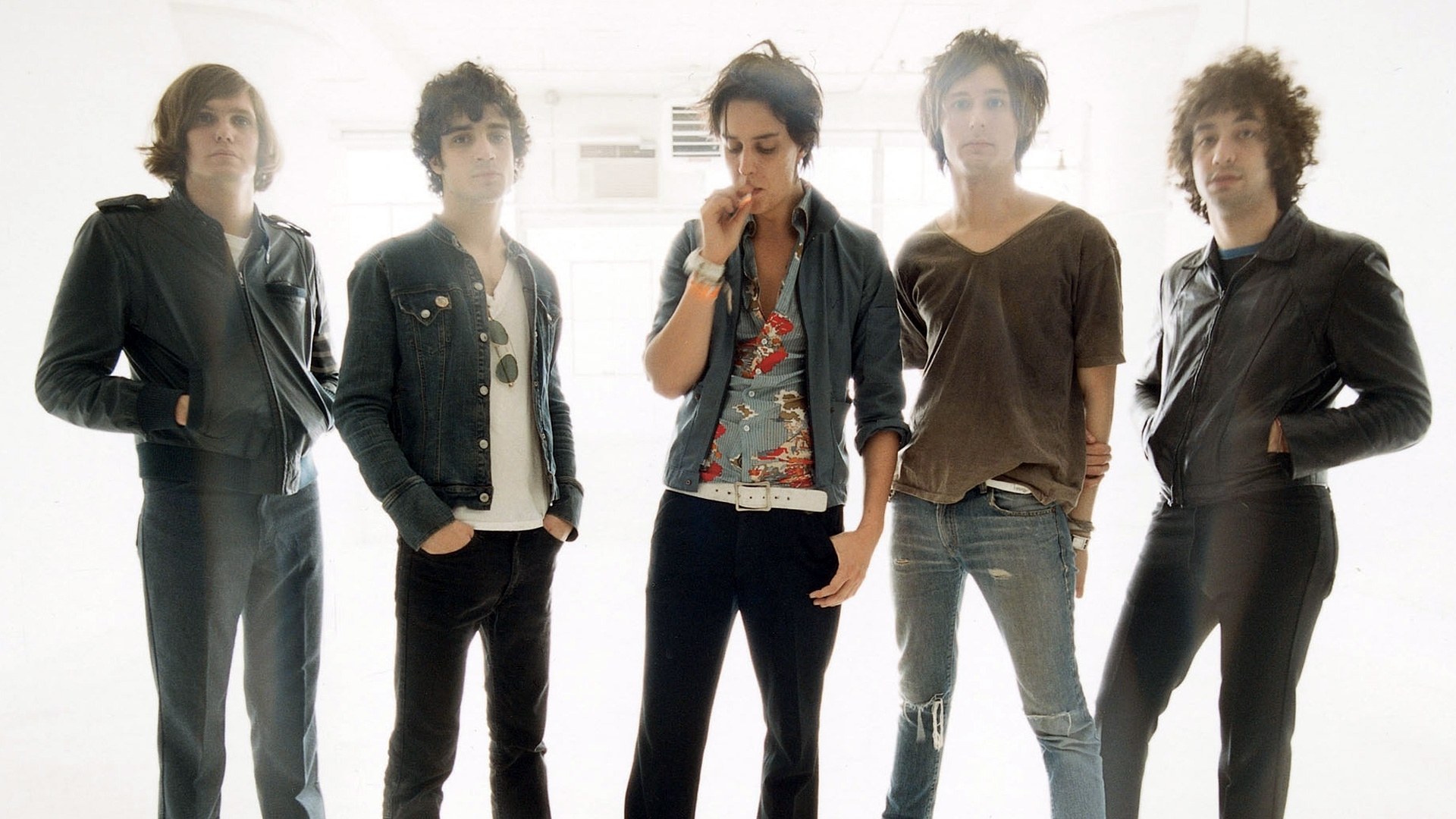 band members in studio