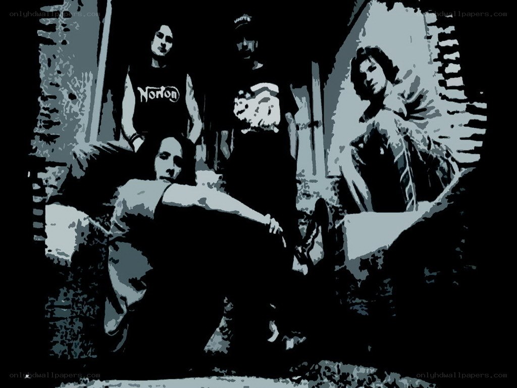 band members in stylized image