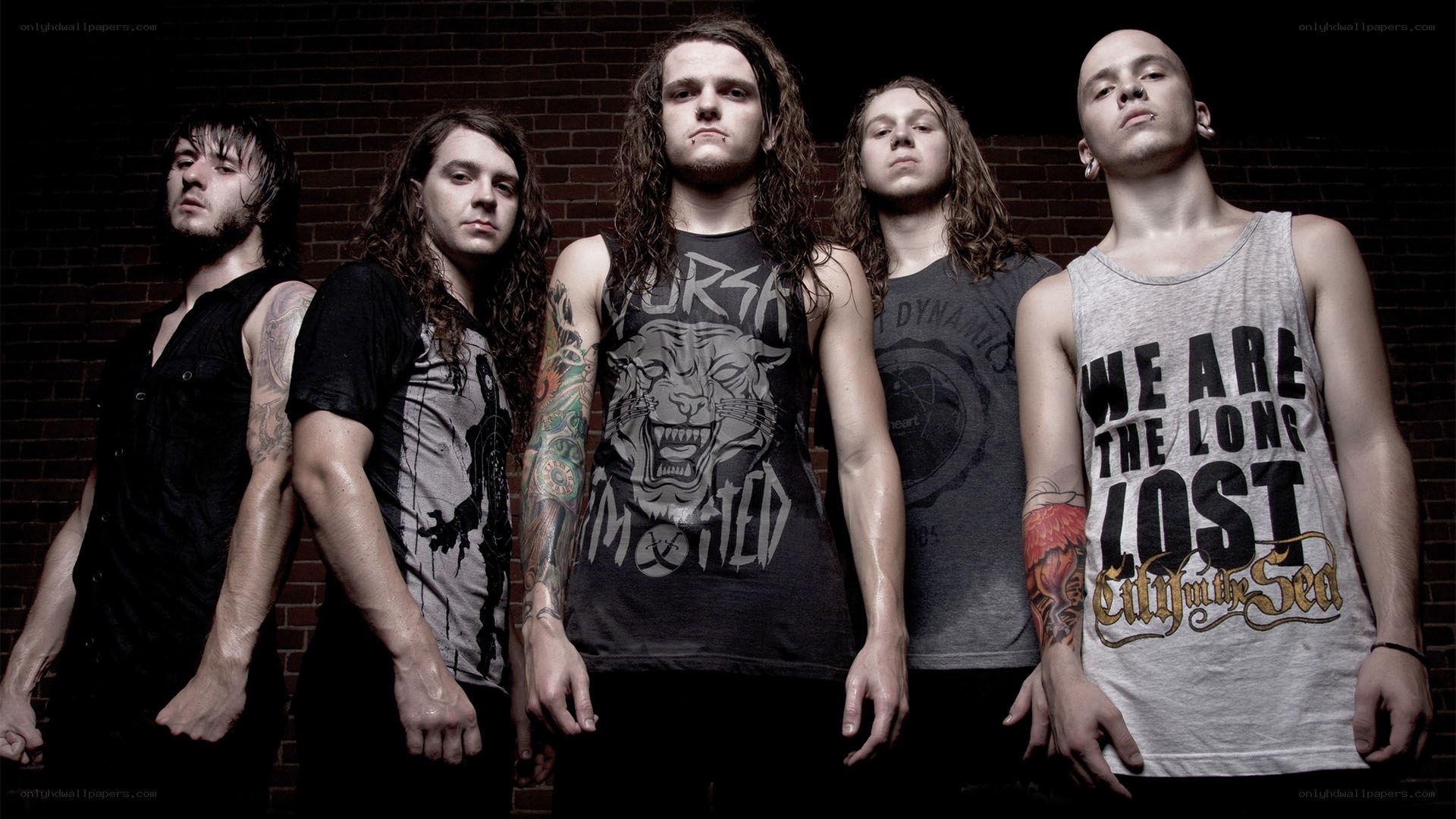band members in tank tops