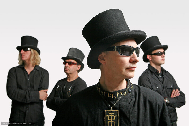 band members in top hats