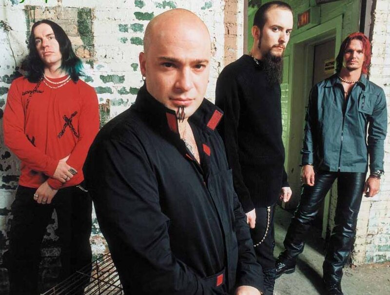 band members in urban setting