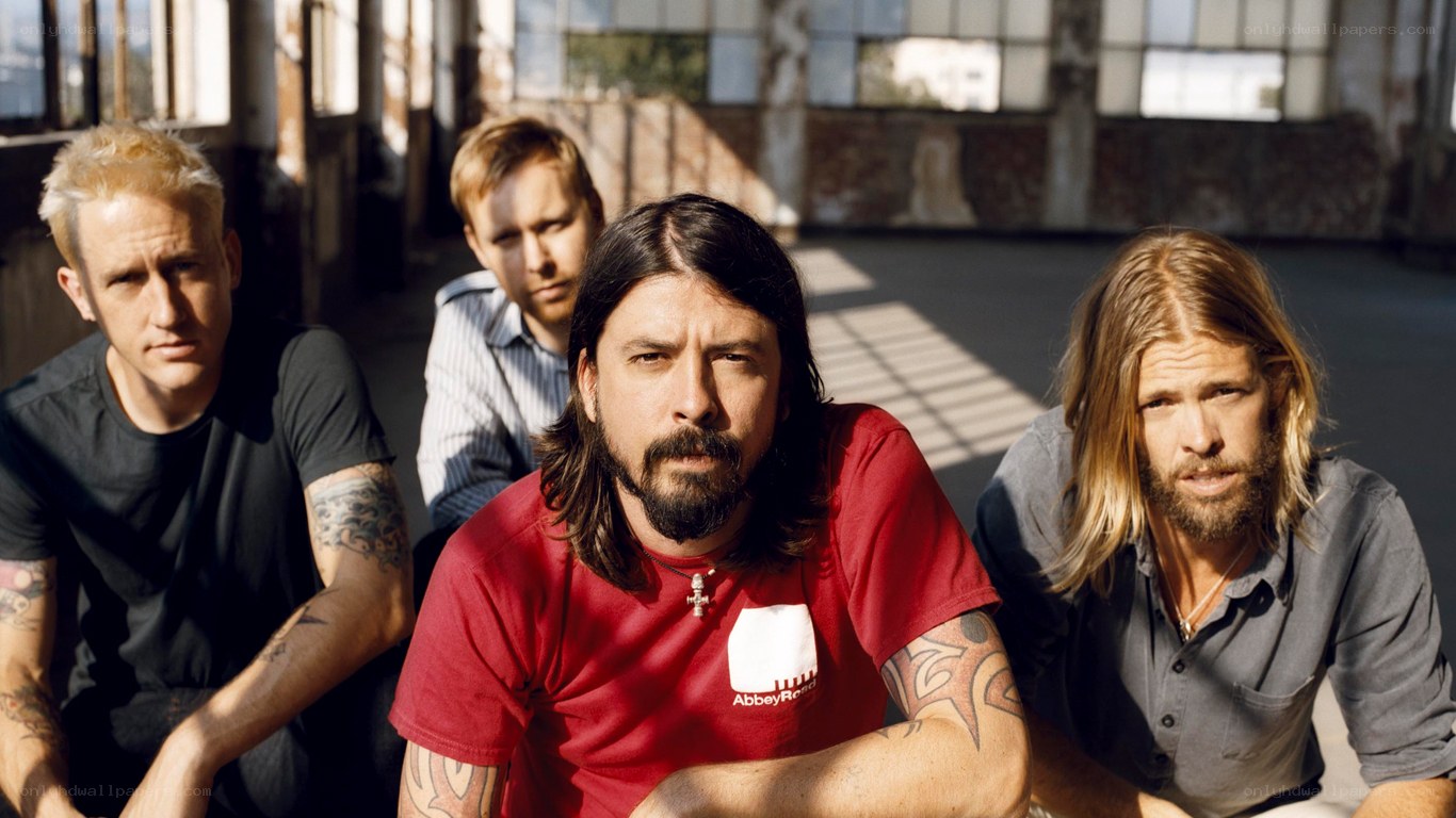 band members in warehouse