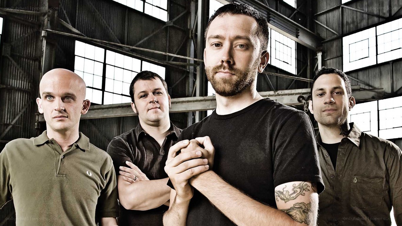 band members in warehouse