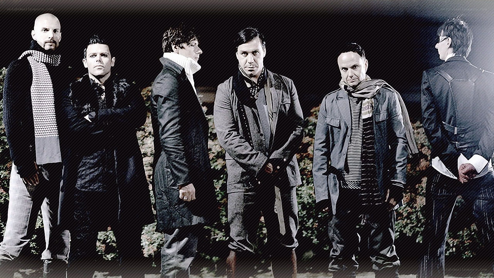 band members in winter attire