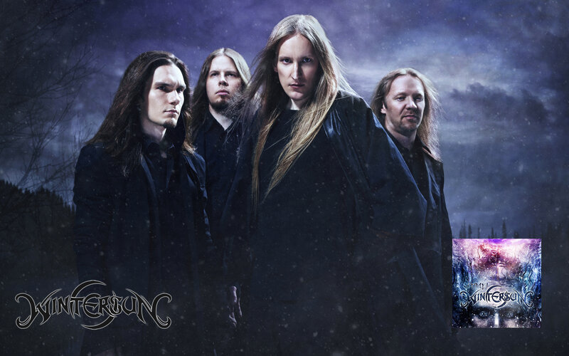 Band Members in Winter — Purple