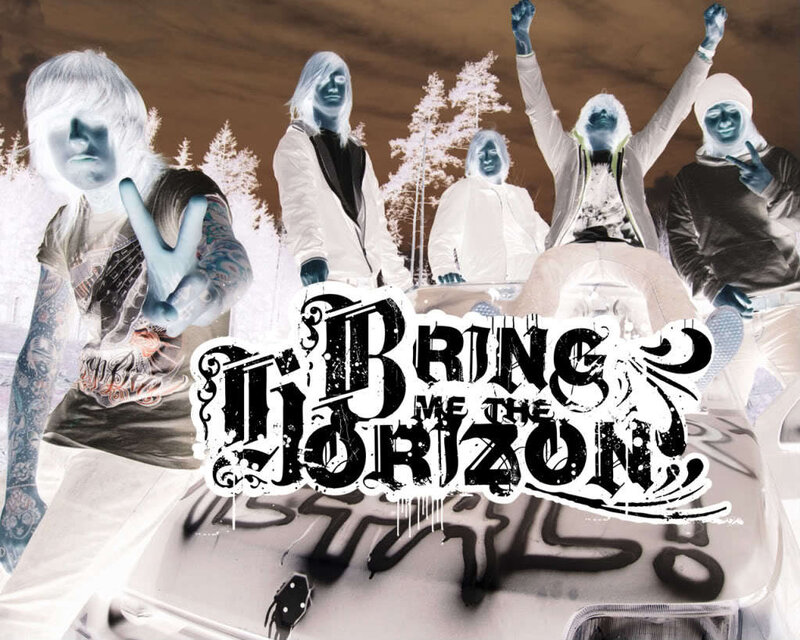 Band Members in Winter — White