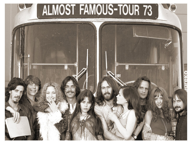 Band Members on Bus