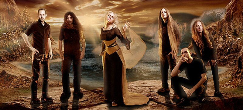 Band Members on Rocky Shore