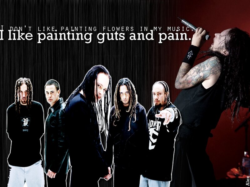 Band Members on Stage — Black, Dark, Intense