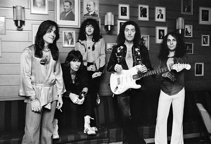 Band Members Posing — Black, Casual, Photograph