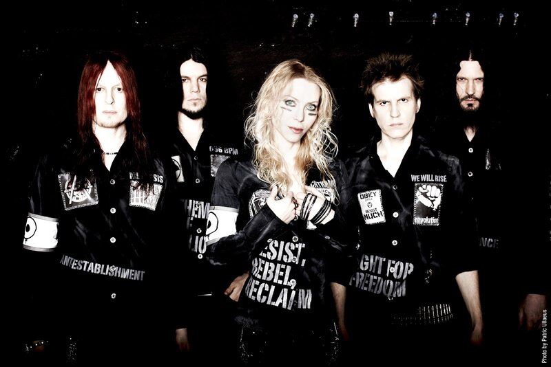 Band Members Posing — Black, Dark, Photograph, People